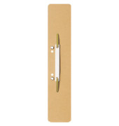 Heftstreifen lang 37000011, 60x1x305mm, Recyclingkarton mit Kunststoffdeckleiste, chamois