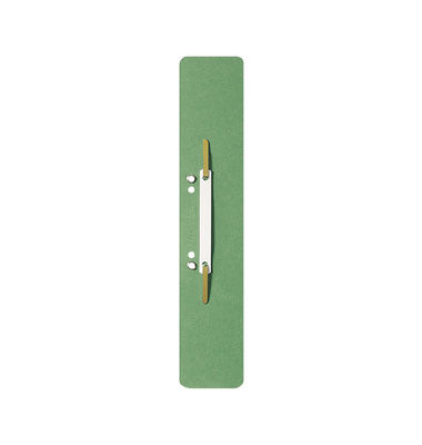 Heftstreifen lang 3700-00-55, 60x305mm, extra lang, geöst, RC-Karton mit Kunststoffdeckleiste, grün