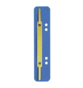 Heftstreifen kurz 3701-00-35, 35x158mm, RC-Karton mit Metalldeckleiste, blau