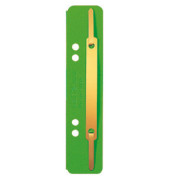 Heftstreifen kurz 3701-00-55, 35x158mm, RC-Karton mit Metalldeckleiste, grün, 25 Stück
