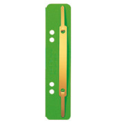 Heftstreifen kurz 37010055, 35x158mm, Karton mit Metalldeckleiste, grün