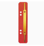 Heftstreifen kurz 37010025, 35x158mm, Karton mit Metalldeckleiste, rot
