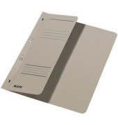 &Ouml;senhefter Leitz 3740 3740-00-85, A4 grau halber Vorderdeckel, Karton 250g