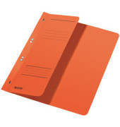 &Ouml;senhefter Leitz 3740 3740-00-45, Din A4 orange halber Vorderdeckel, Recycling-Manilakarton 250g