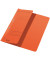 Ösenhefter 3740-00-45, A4 orange halber Vorderdeckel, Recycling-Manilakarton 250g