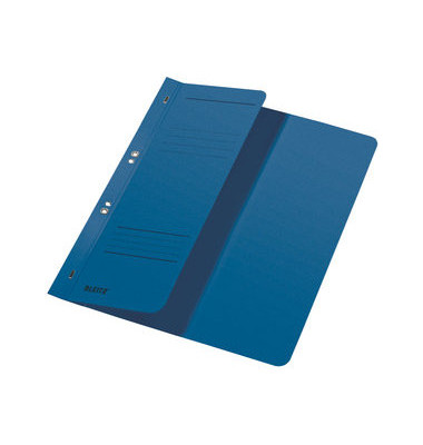 Ösenhefter 3741-00-35, A4 blau halber Vorderdeckel, Recycling-Manilakarton 250g