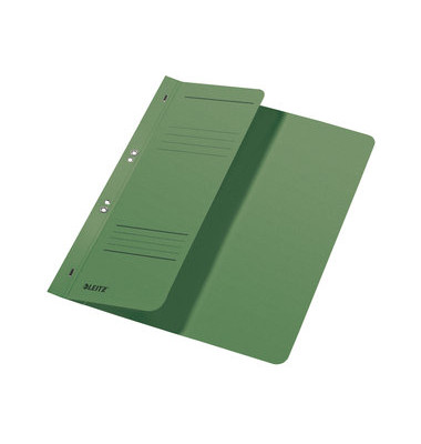 Ösenhefter 3741-00-55, A4 grün halber Vorderdeckel, Recycling-Manilakarton 250g
