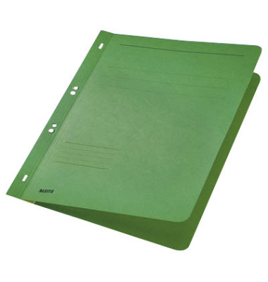 &Ouml;senhefter Leitz 3742 3742-00-55, Din A4 gr&uuml;n ganzer Vorderdeckel, Karton 250g