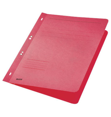 &Ouml;senhefter Leitz 3742 3742-00-25, A4 rot ganzer Vorderdeckel, Karton 250g
