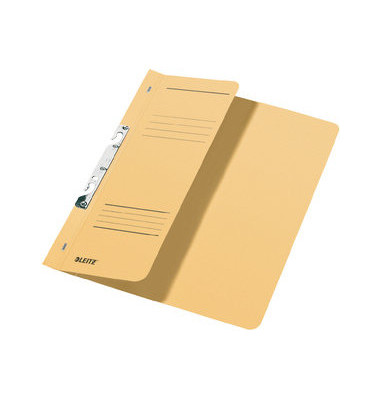 Einhakhefter 3744-00-11, A4 chamois halber Vorderdeckel, Karton 250g