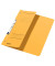 Einhakhefter 3744-00-15, A4 gelb halber Vorderdeckel, Karton 250g