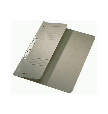 Einhakhefter - 3744-00-85, A4 grau halber Vorderdeckel, Manilakarton RC 250g