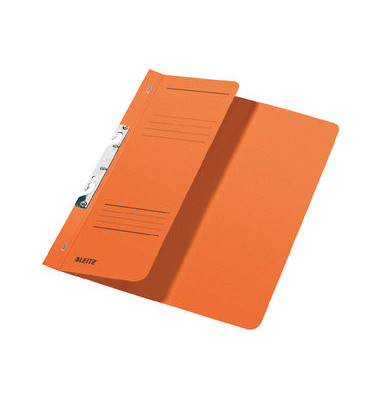 Einhakhefter - 3744-00-45, A4 orange halber Vorderdeckel, Manilakarton RC 250g