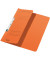 Einhakhefter 3744-00-45, A4 orange halber Vorderdeckel, Karton 250g
