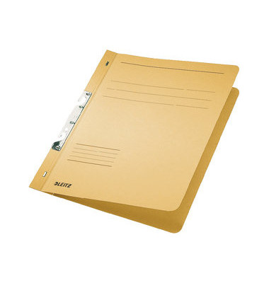 Einhakhefter 3746-00-11, A4 chamois ganzer Vorderdeckel, Karton 250g