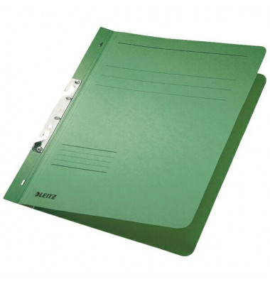 Einhakhefter 3746-00-55, A4 grün ganzer Vorderdeckel, Karton 250g