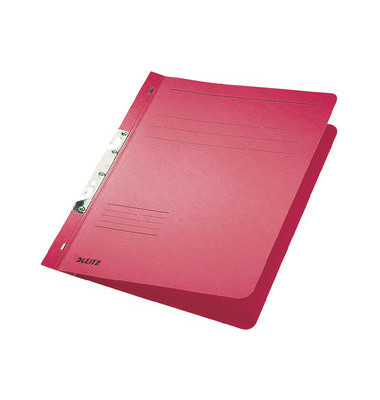 Einhakhefter 3746-00-25, A4 rot ganzer Vorderdeckel, Karton 250g