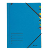 Ordnungsmappe Leitz-Ordnungsmappen-Serie 3907-00-35, I-VII, blau, A4, 7 F&auml;cher