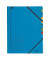 Ordnungsmappe m.Greifausschn. blau A4 7-tlg. Color