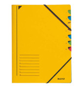 Ordnungsmappe 3907-00-15, I-VII, gelb, A4, 7 F&auml;cher