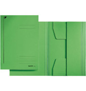 Jurismappe 3922-00-55, A4 Folio gr&uuml;n Karton 300g, mit 3 Einschlagklappen