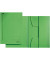 Einschlagmappe 3 Klappen Folio grün 300g RC-Karton Juris
