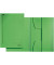 Jurismappe 3922-00-55, A4 Folio grün Karton 430g, mit 3 Einschlagklappen