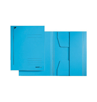 Jurismappe 3923-00-35, A3 blau Karton 300g, mit 3 Einschlagklappen