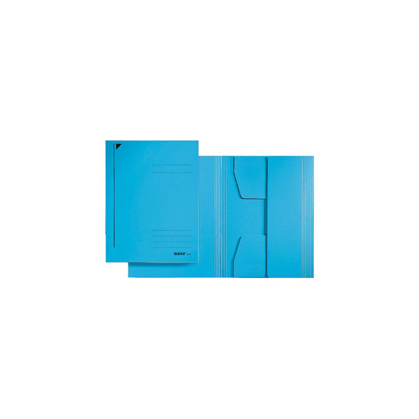 25 Stück Leitz Jurismappe 3923-00-35, A3 blau Karton 300g, mit 3 Einschlagklappen 4002432307159 Leitz