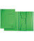 Einschlagmappe 3 Klappen A3 grün 300gRC-Kart. Juris