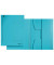 Jurismappe 3924-00-35, A4 blau Recyclingkarton 430g, mit 3 Einschlagklappen