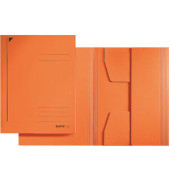 Jurismappe 3924 3924-00-45, A4 orange Recyclingkarton 430g, mit 3 Einschlagklappen