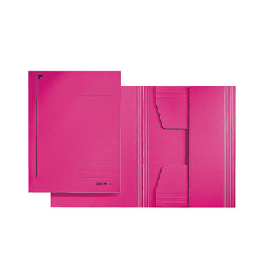 Jurismappe 3924-00-22, A4 pink Karton 430g, mit 1 Einschlagklappe
