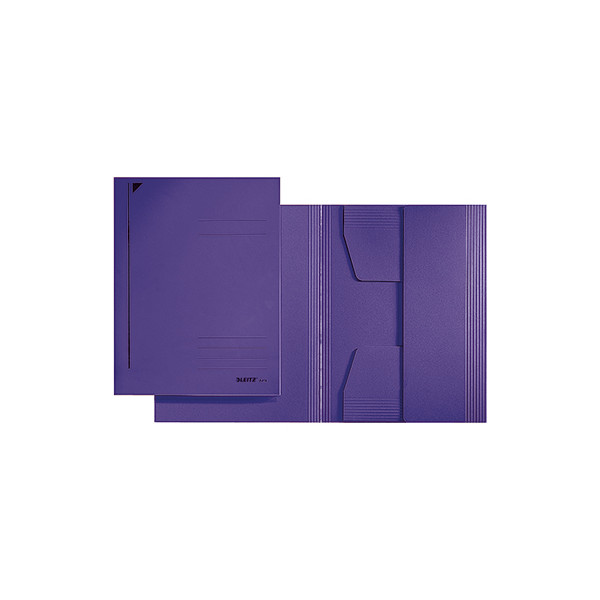 4002432307241 - Jurismappe 3924-00-65 A4 violett Karton 430g mit 3 Einschlagklappen 4002432307241 Leitz