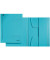 Jurismappe 3925-00-35, A5 blau Karton 300g, mit 3 Einschlagklappen