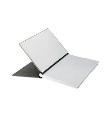 Klemmbinder Klassik-Standard-Serie 39440085, A4 grau, f&uuml;r ca. 200 Blatt, Recyclingkarton 80g