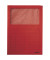 Sichtmappen 3950-00-25, A4 rot Karton 160g