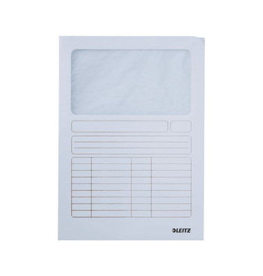 Sichtmappen 39500001, A4 weiß Karton 160g