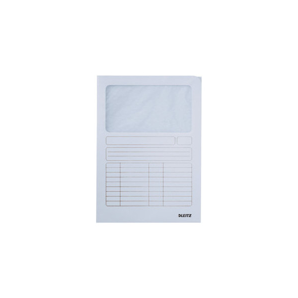 4002432307395 - Sichtmappe 3950 A4 160g Karton weiß für lose Blätter mit Sichtfe