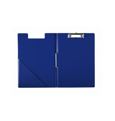 Klemmbrettmappe 3960-00-35 A4 blau Karton mit Kunststoffüberzug inkl Aufhängeöse 