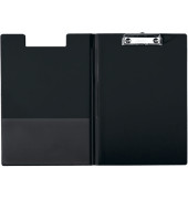 Klemmbrettmappe 3960-00-95, A4, schwarz, Pappe mit PP-Folie, inkl Aufh&auml;nge&ouml;se