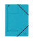 Eckspannmappe 3980 3980-00-35, A4 blau Recyclingkarton 430g, f&uuml;r ca. 250 Blatt