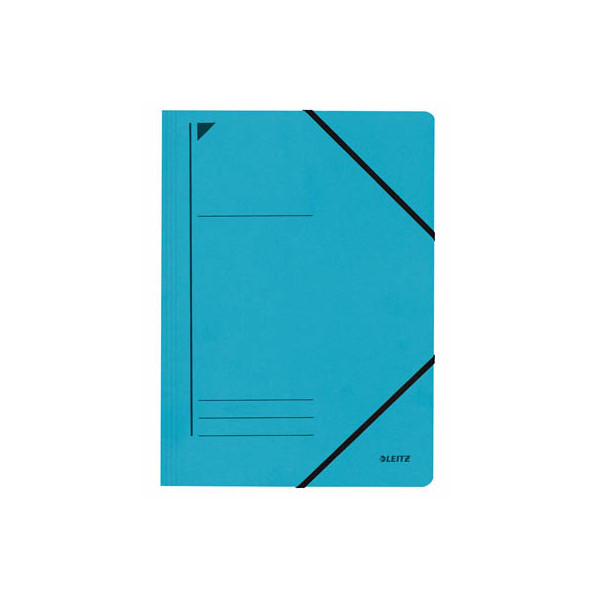 Leitz Eckspannmappe 3980 3980-00-35, A4 blau Recyclingkarton 430g, für ca. 250 Blatt 4002432307548 Leitz
