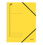 Eckspannmappe 3980 3980-00-15, A4 gelb Recyclingkarton 430g, f&uuml;r ca. 250 Blatt