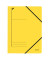 Eckspannmappe 3980 3980-00-15, A4 gelb Recyclingkarton 430g, f&uuml;r ca. 250 Blatt  (80 g/m&sup2;)