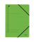 Eckspannmappe 3980 3980-00-55, A4 grün Recyclingkarton 430g