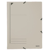 Eckspannmappe 3980 3980-00-85, A4 grau Recyclingkarton 430g, f&uuml;r ca. 250 Blatt