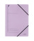 Eckspannmappe 3980-00-65, A4 violett Recyclingkarton 430g