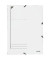 Eckspannmappe 3980-00-01, A4 wei&szlig; Recyclingkarton 430g, f&uuml;r ca. 250 Blatt