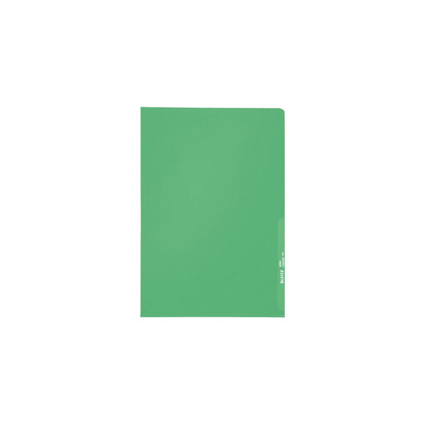 4002432432660 - Sichthüllen Standard 4000-00-55 A4 grün transluzent genarbt oben & rechts offen 130µm 4002432432660 100 Stück